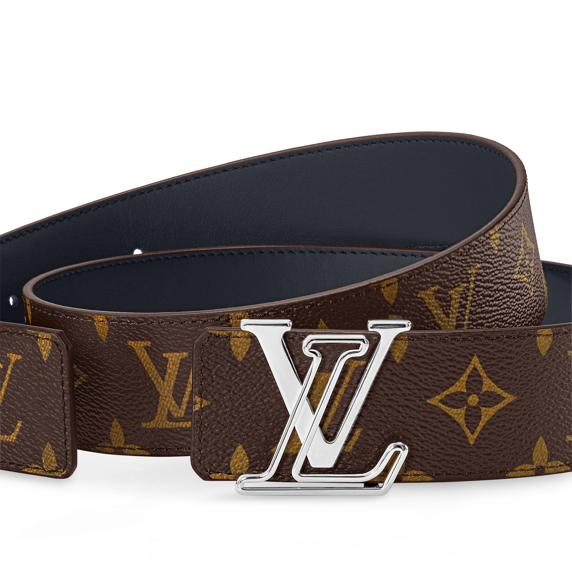 LV Line 40mm Reversible Belt Monogram - Men - Accessories | LOUIS